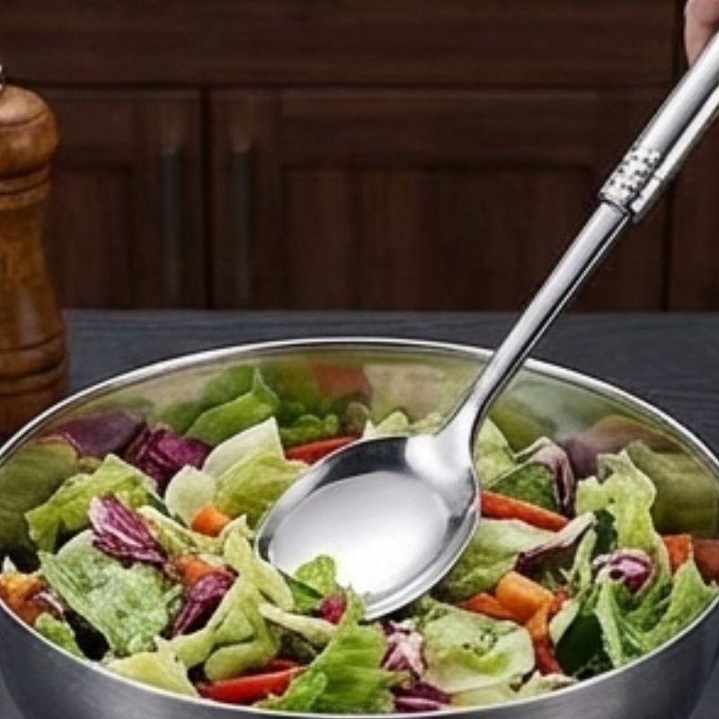 Kit ustensiles wok inox