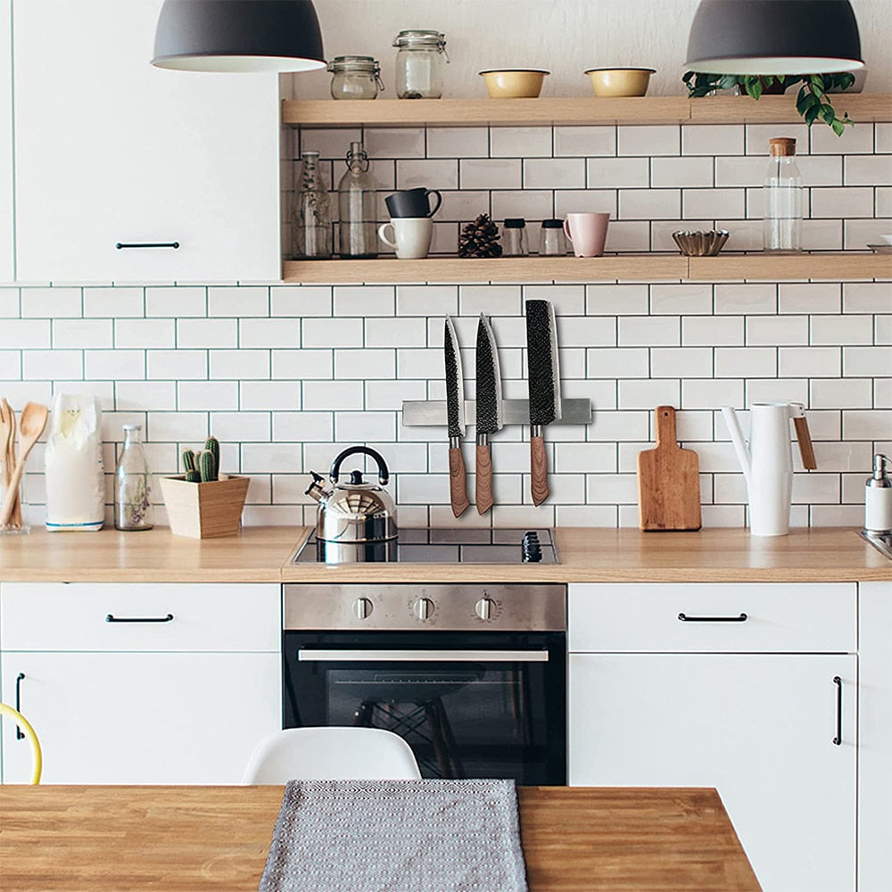 Porte-couteaux Inox Magnétique