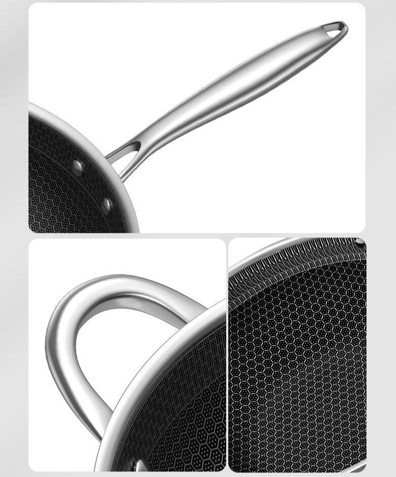 Manche en Aluminium de Wok