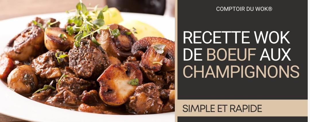 Recette Wok Boeuf
