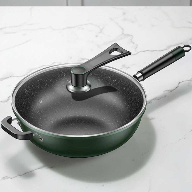 Wok vert foncé