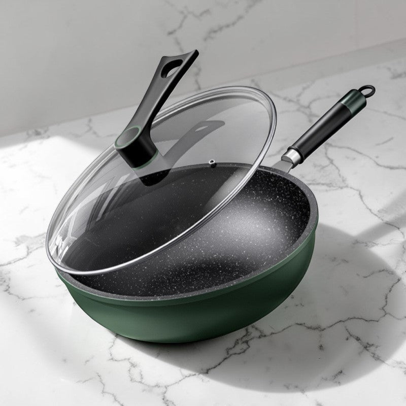 Wok vert foncé