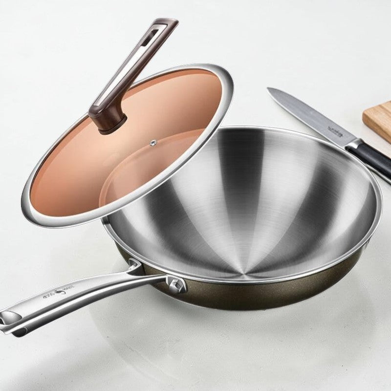 Wok inox haut de gamme