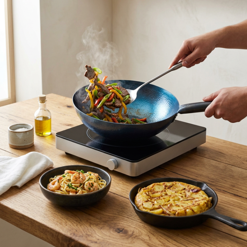 Wok professionnel