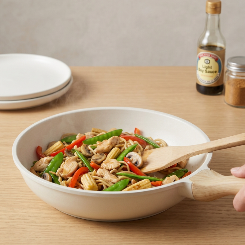 Wok céramique résistant