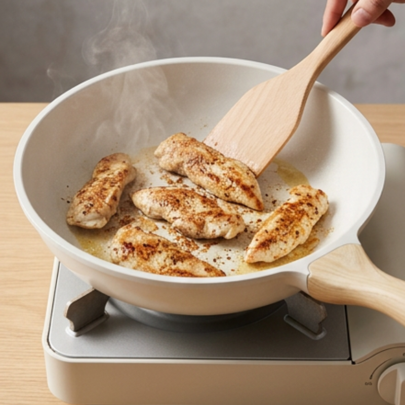 Wok céramique résistant