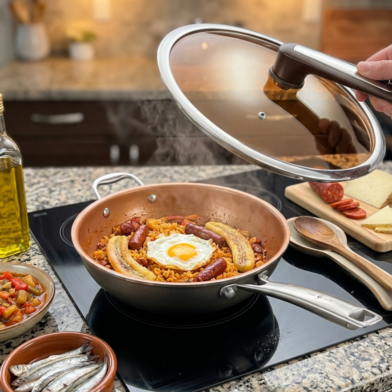 Wok inox haut de gamme