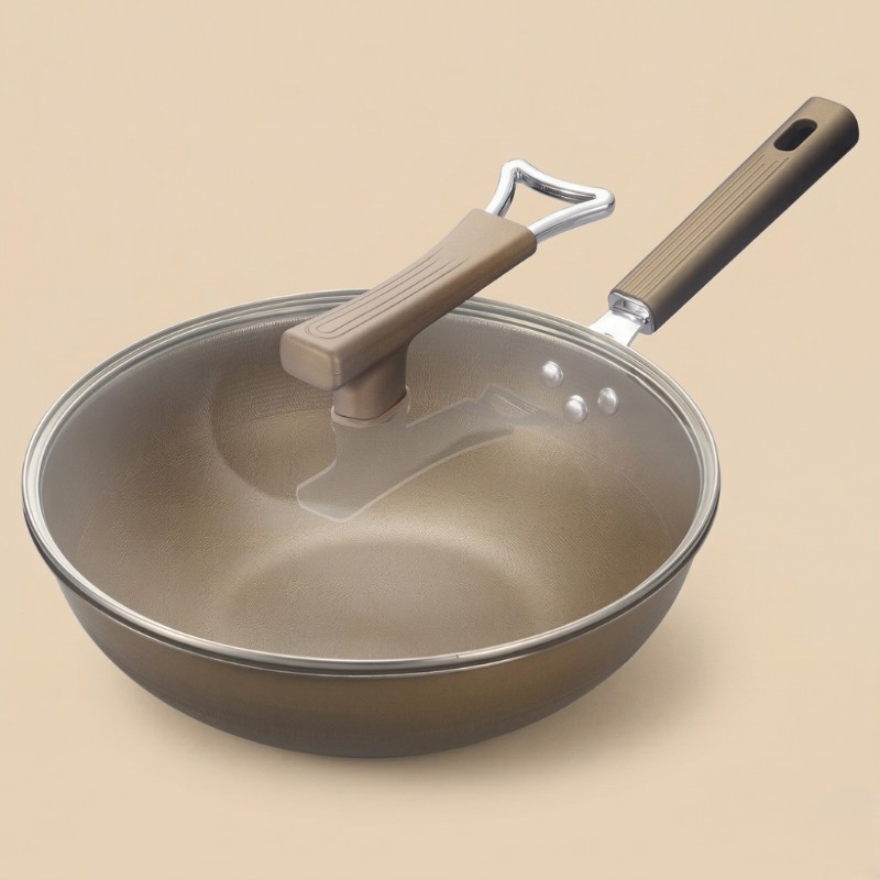 Wok sans PFAS titane