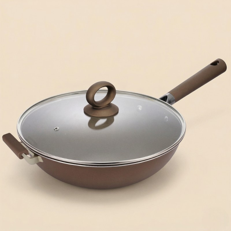 Wok sans PFAS titane