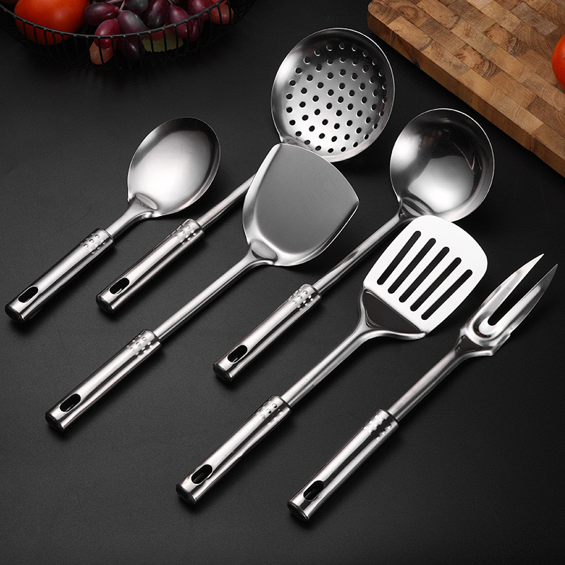 Kit ustensiles wok inox