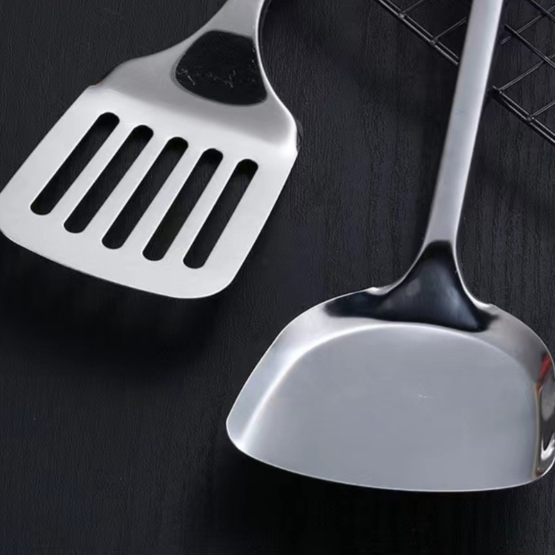 Kit ustensiles wok inox