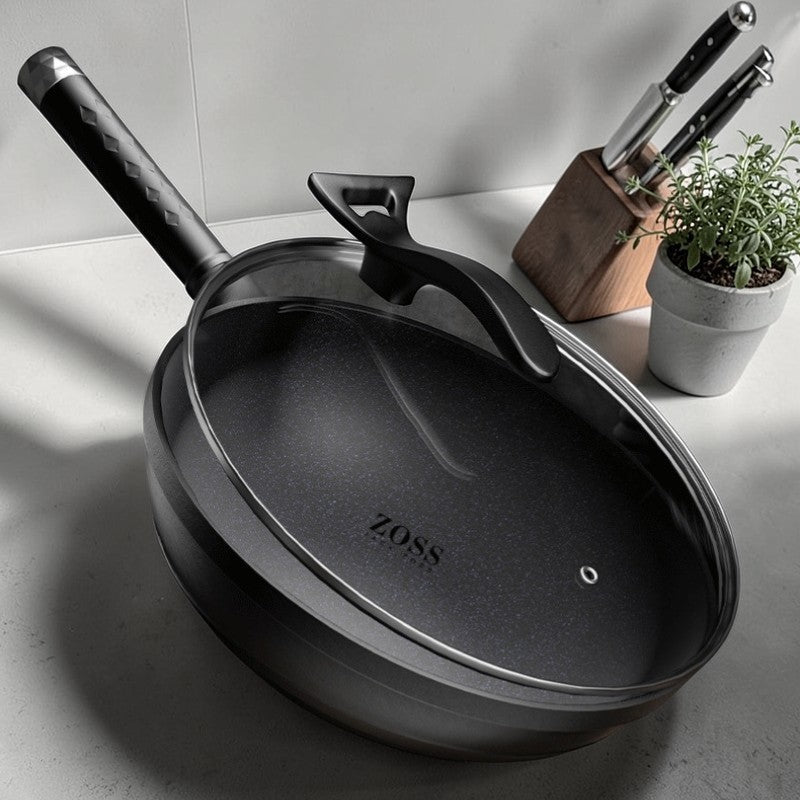 Wok antiadhésive résistante
