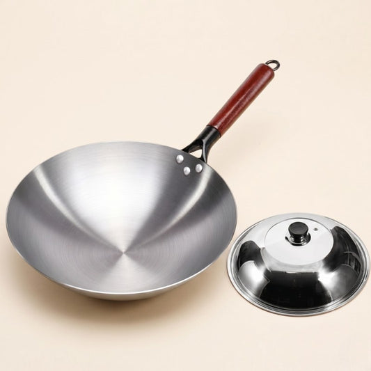 Le Pankon Wok Traditionnel Acier