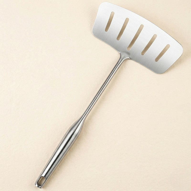Spatule wok inox