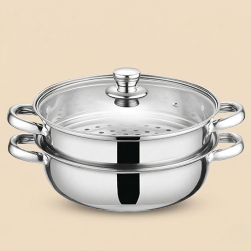 Set wok cuiseur vapeur