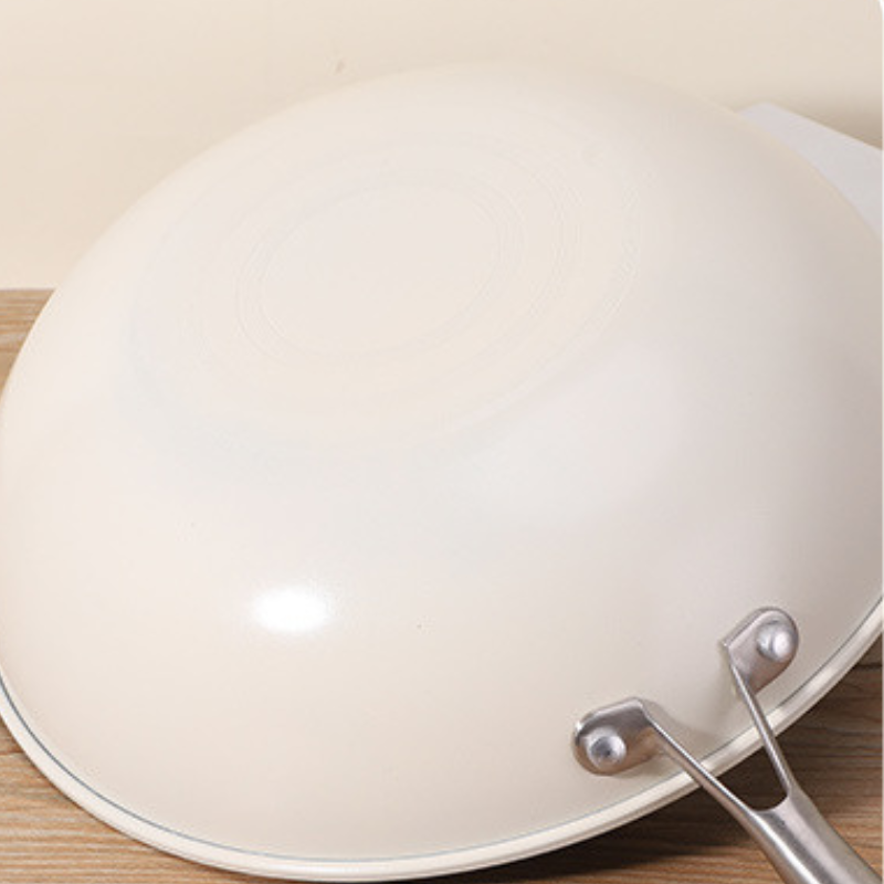Wok blanc induction