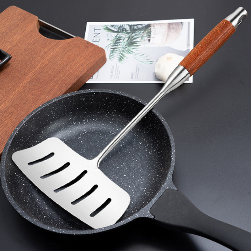 Spatule wok inox