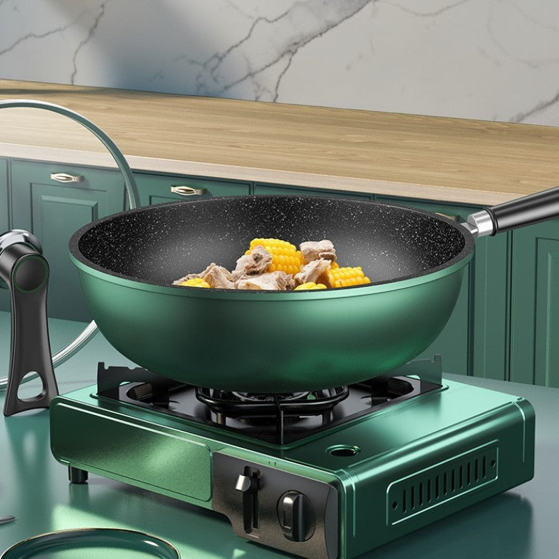 Wok vert foncé