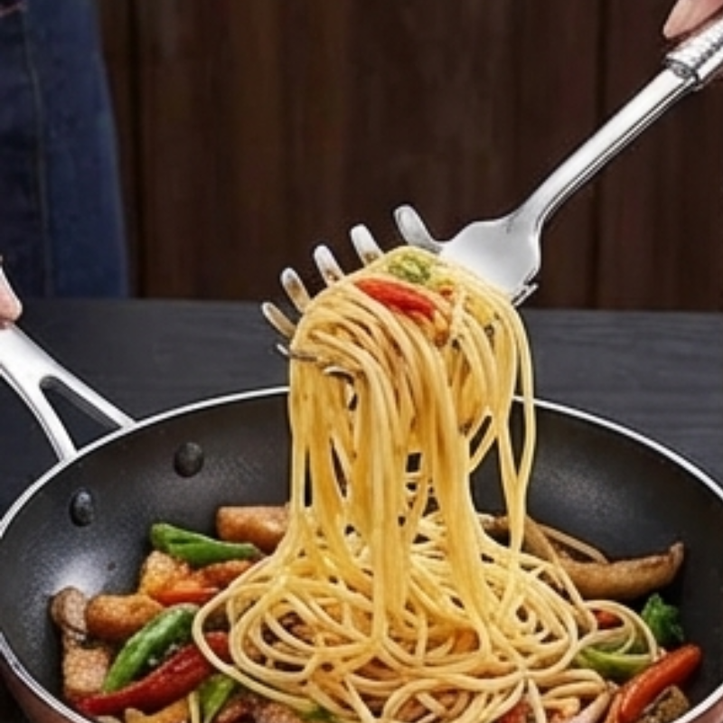 Kit ustensiles wok inox