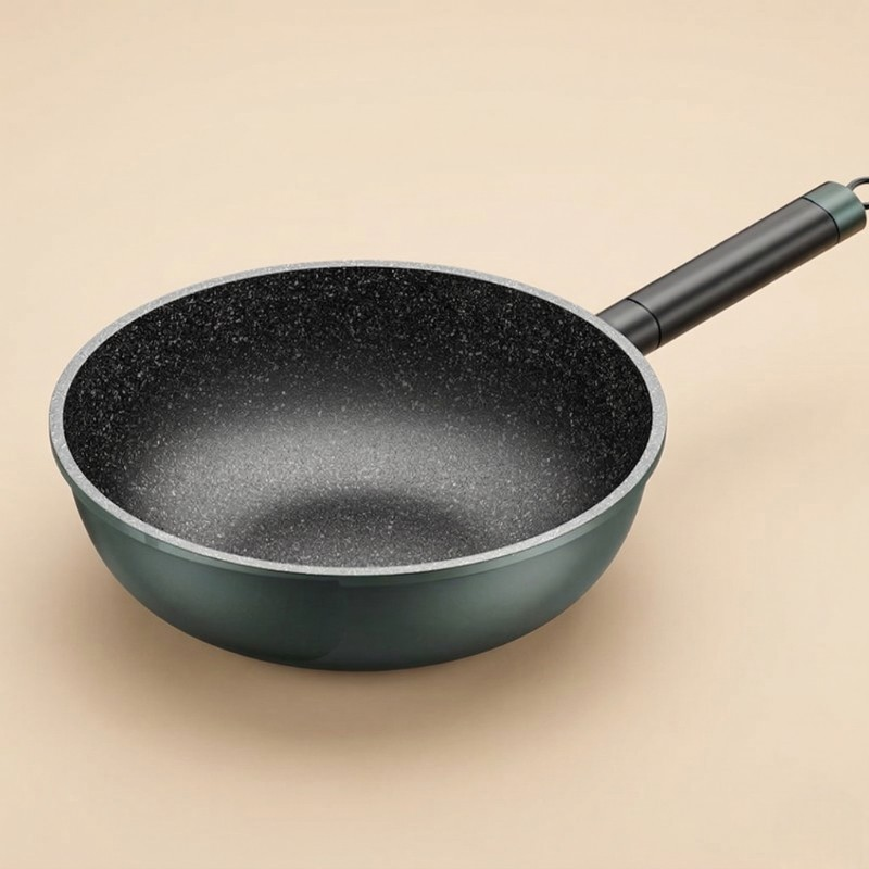 Wok vert foncé