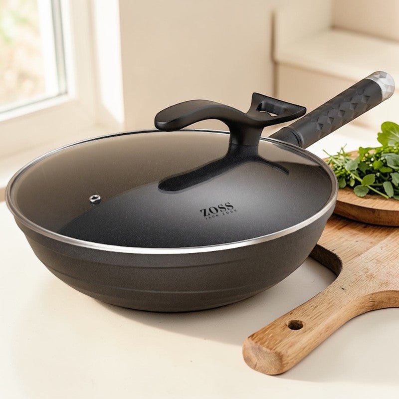Wok antiadhésive résistante
