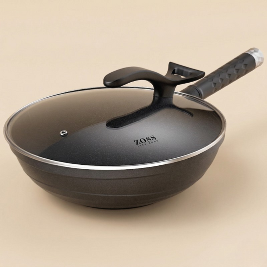 Wok antiadhésive résistante