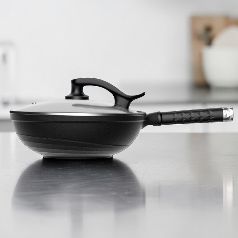 Wok antiadhésive résistante
