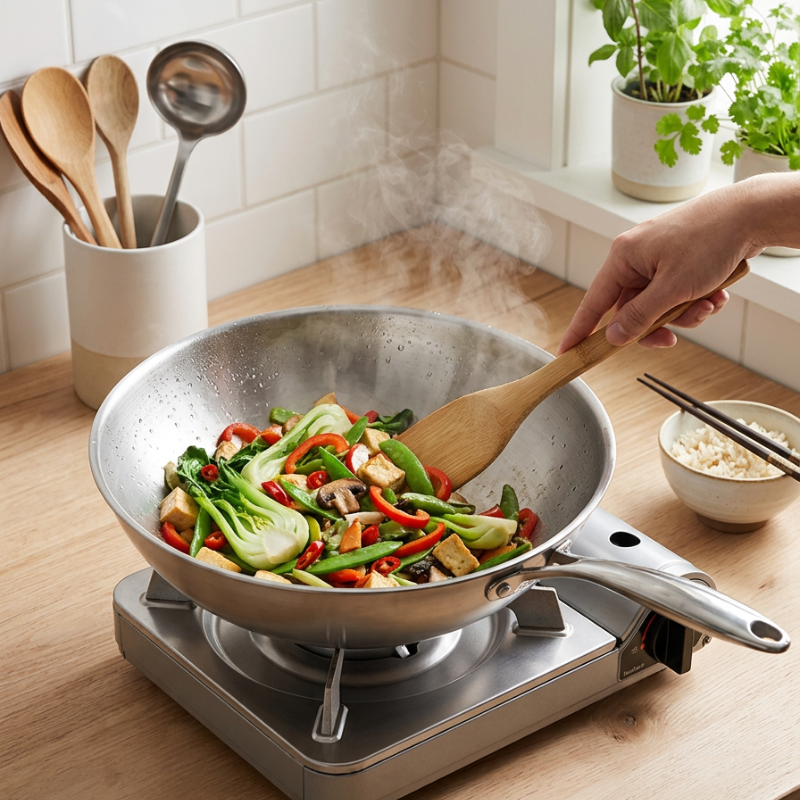 Wok acier