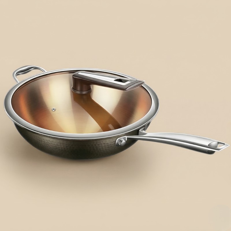 Wok inox haut de gamme