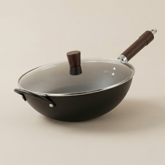 Wok sans revêtement induction