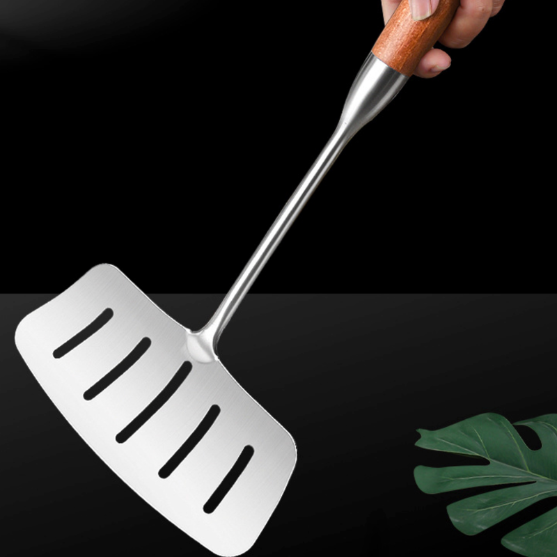 Spatule wok inox