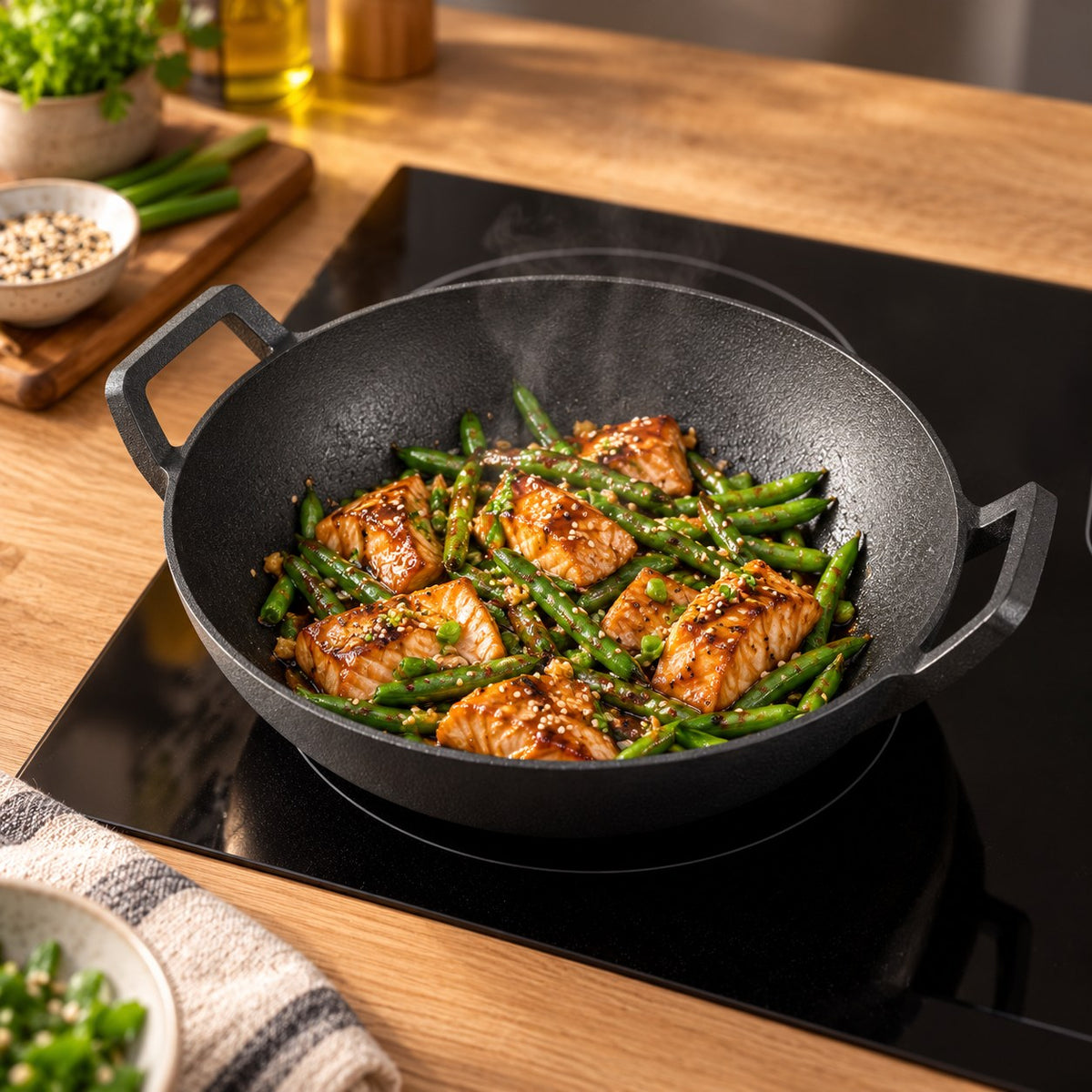 Le Tekari en cuisson Image