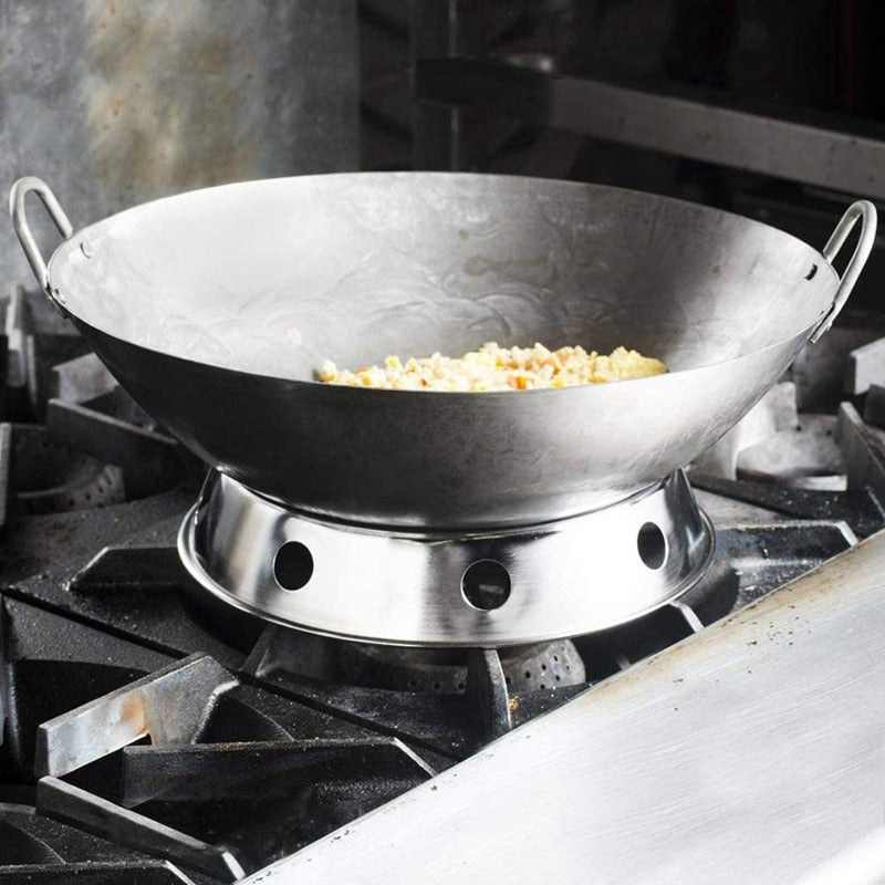 Wok Fond Rond Adaptateur