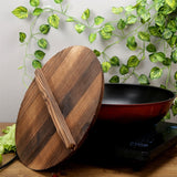 Couvercle en Bois pour Wok