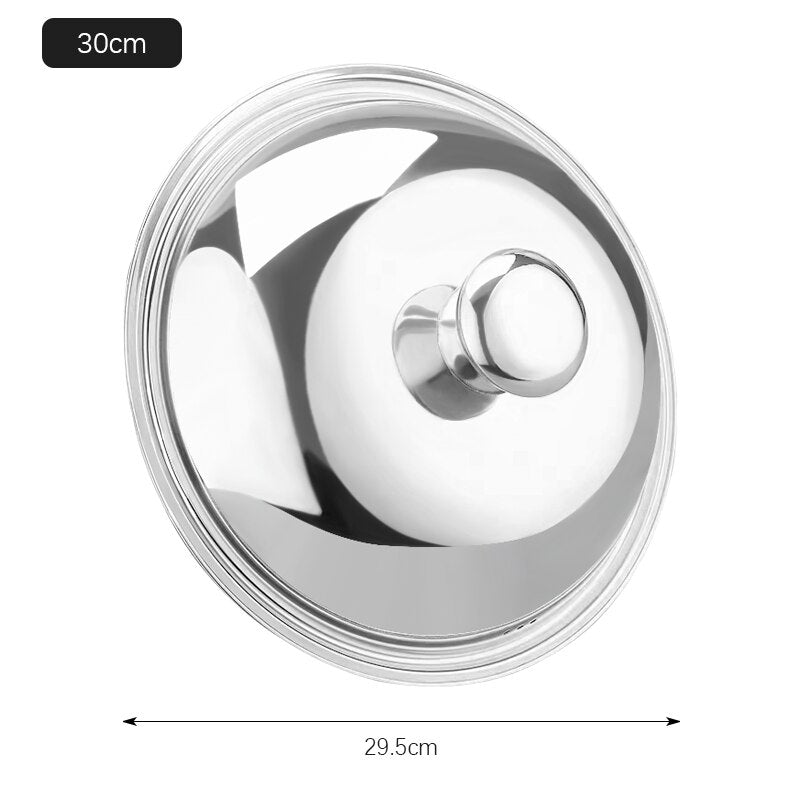 Couvercle Inox Wok de 30 cm