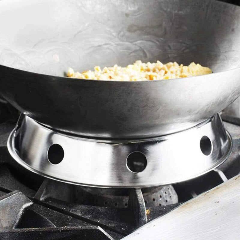 Wok sur Adapteur Inox