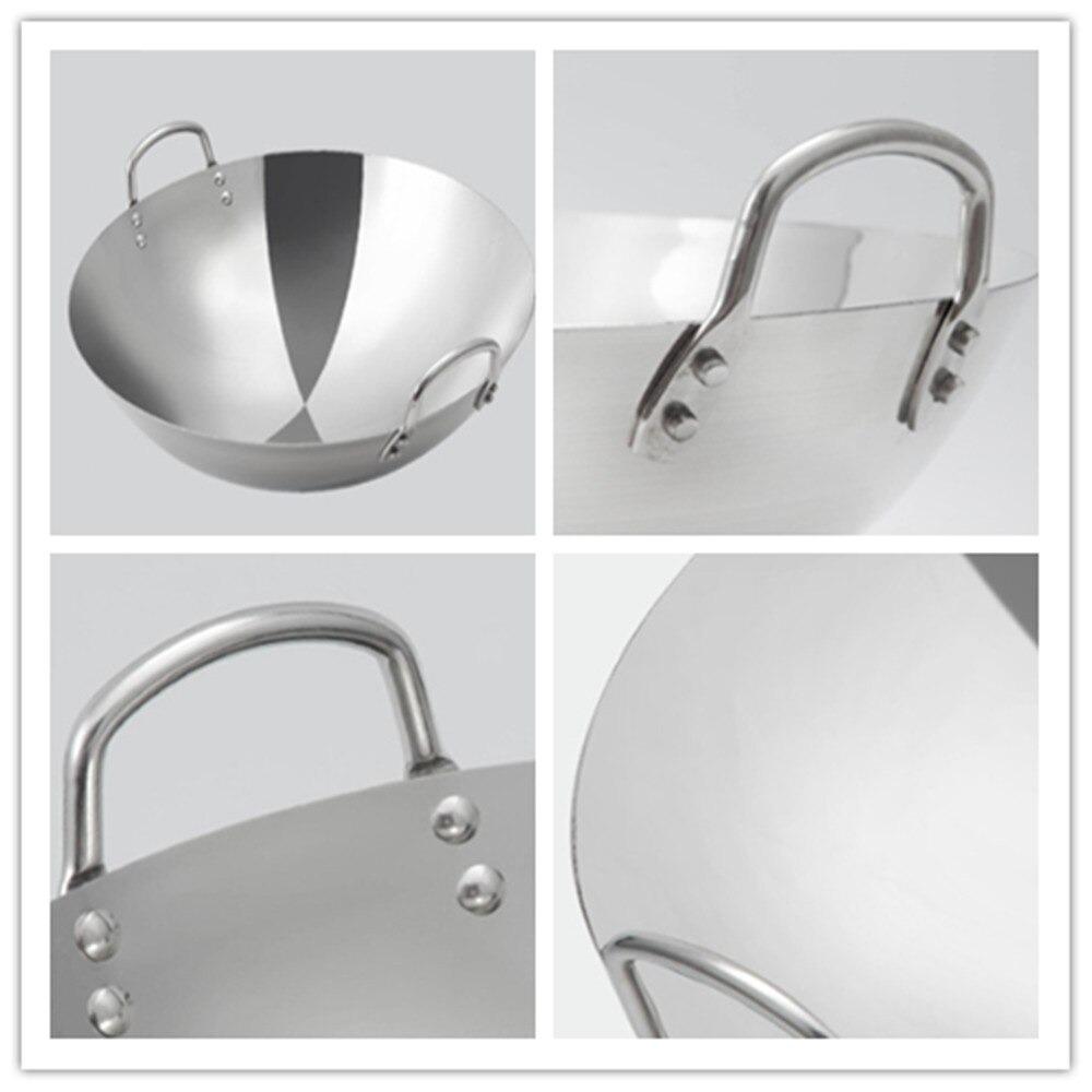 Woks et Anses en Acier Inoxydable