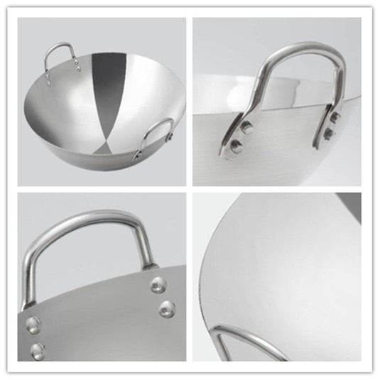 Woks et Anses en Acier Inoxydable