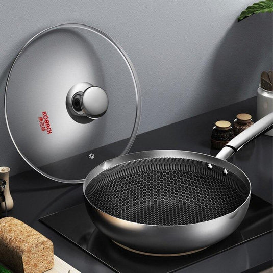 Rrichmaan Wok Induction Anti Adhésif, Poele Wok Tous Feux Avec Panier  Vapeur, Cuisson À La Vapeur Et Cuisson Tout-en-1, Marmite À Vapeur, Pour  Cuisinière Électrique, À Induction Et À Gaz : 