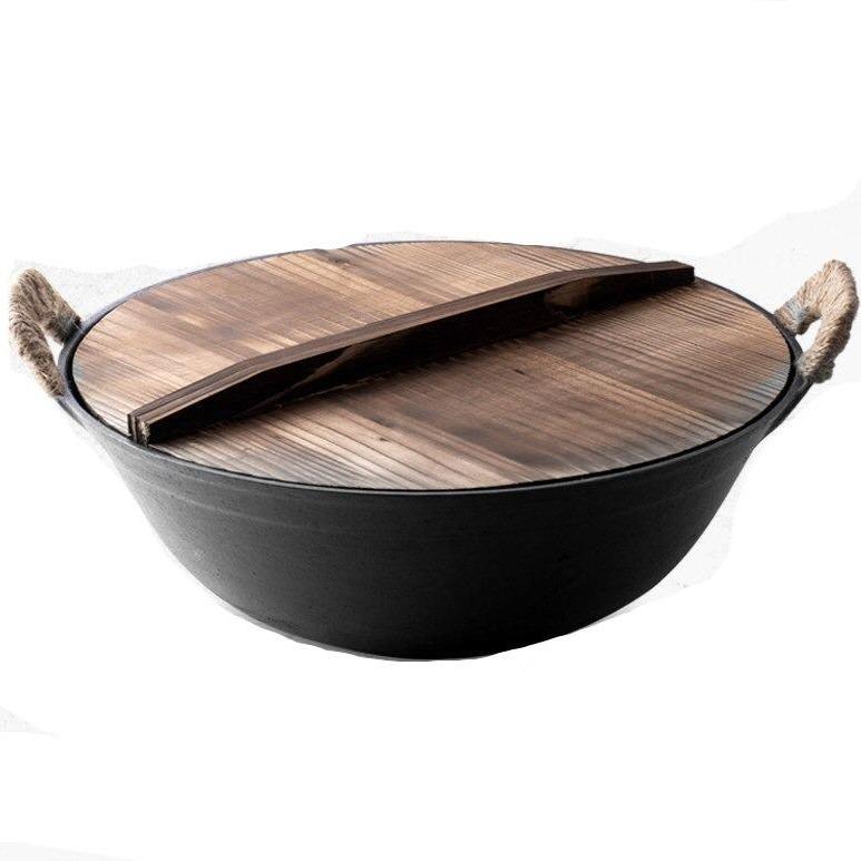 Wok en Fonte