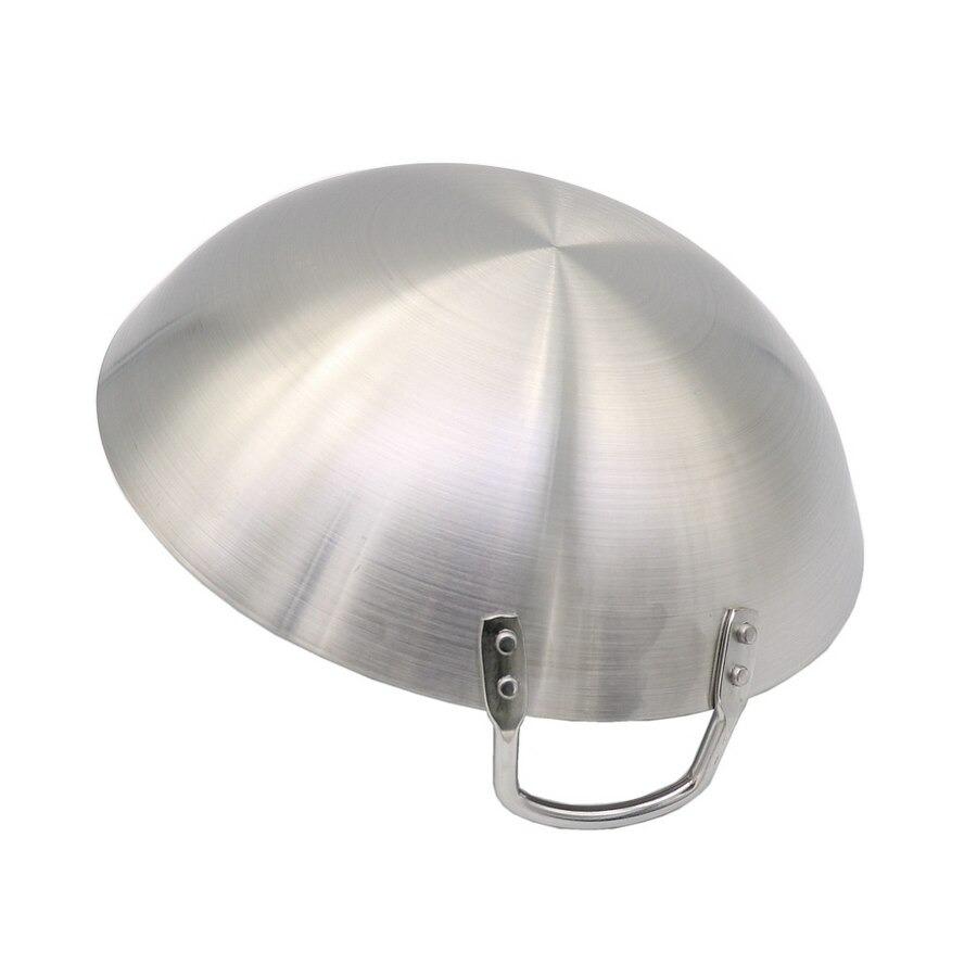 Le Tate Wok de 36 cm en acier inoxydable avec deux poignées métalliques Image