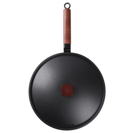 24/28 cm + ensemble de wok ensemble avec couvercle, baguettes, grille et  spatule