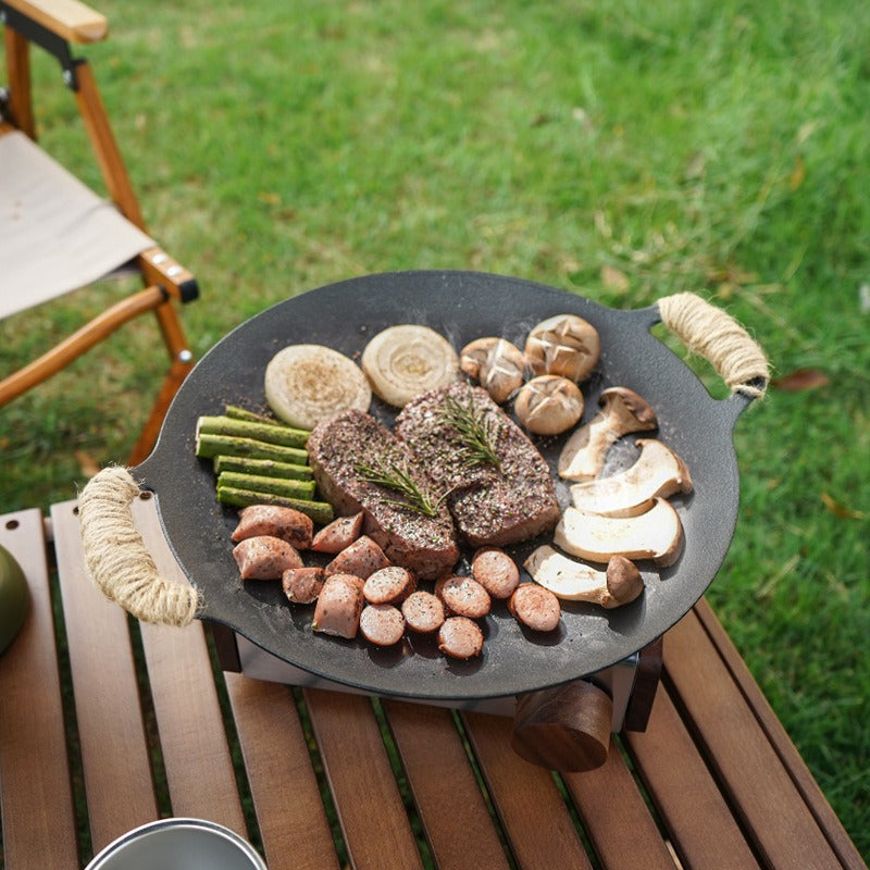 Poêle Wok Barbecue Gaz