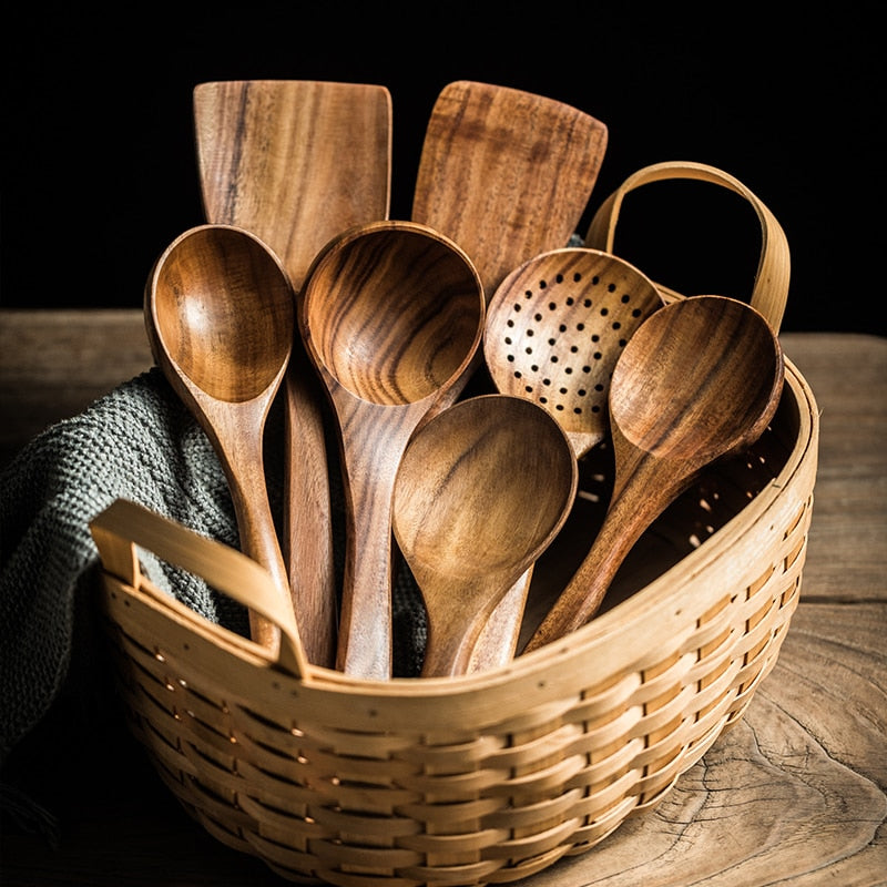 spatule en bois cuisine 