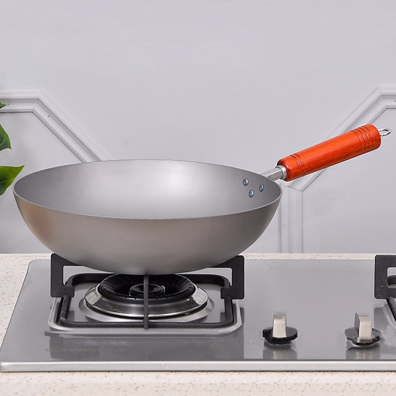 wok aluminium forgé