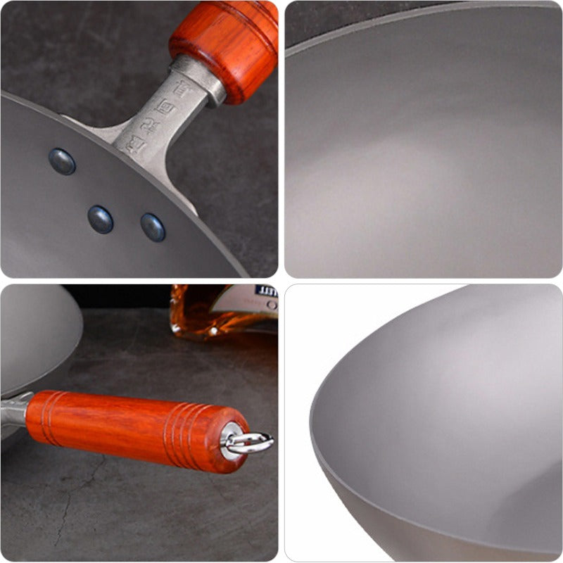 wok aluminium forgé