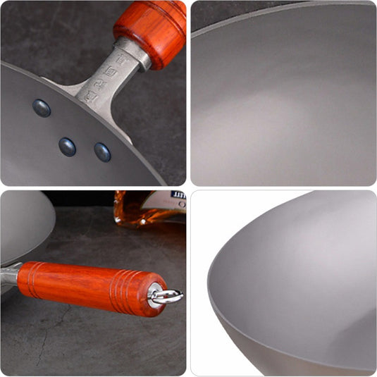 wok aluminium forgé