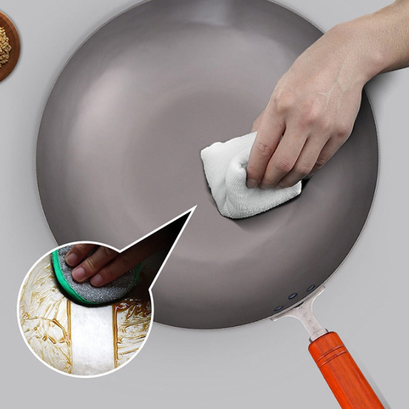 wok aluminium forgé