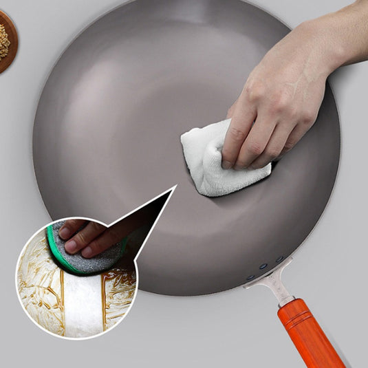 wok aluminium forgé