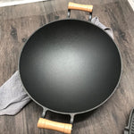Wok en Fonte pour Barbecue